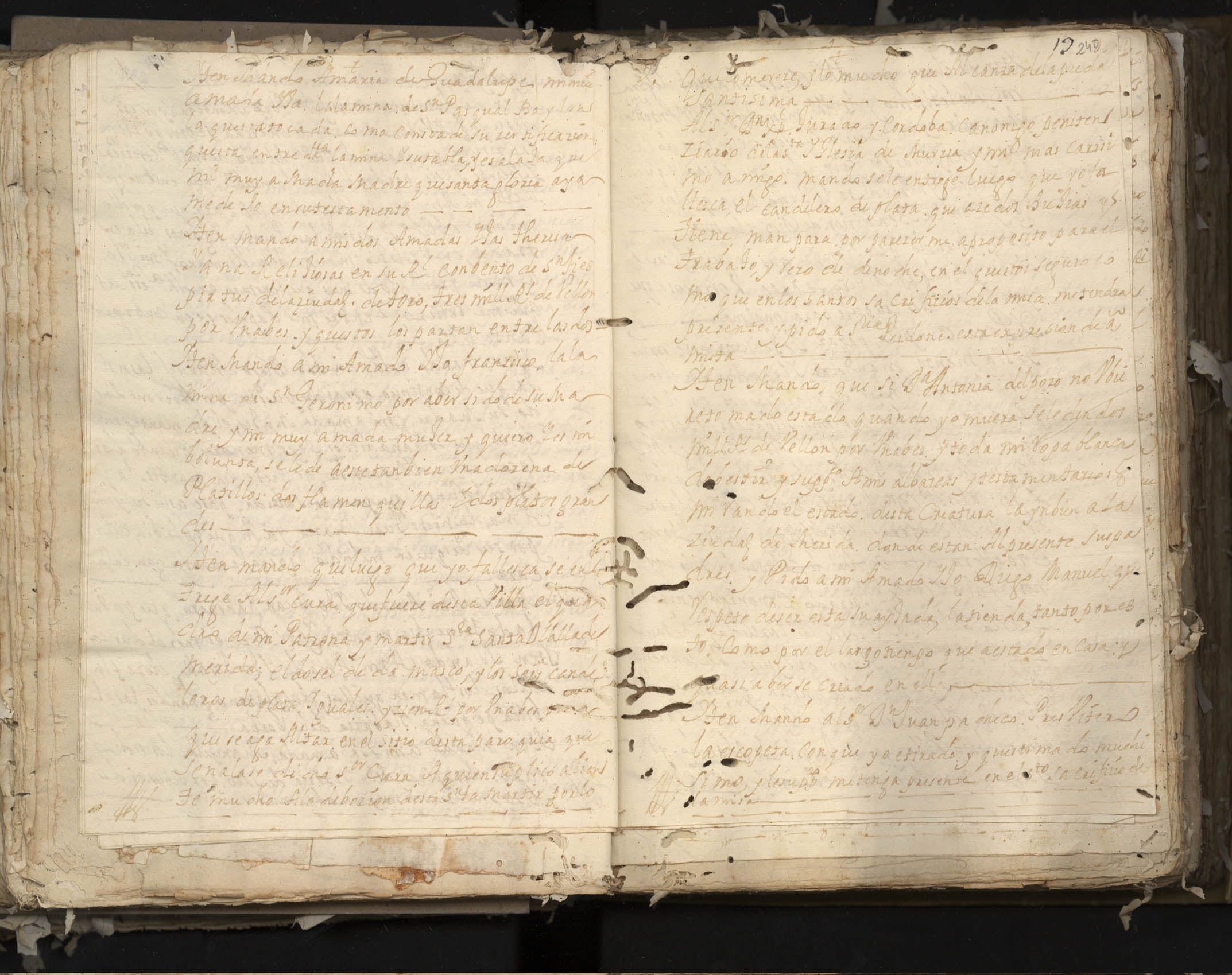 Registro de José Antonio Villaescusa, Espinardo: Escribano Mayor del Ayuntamiento de 1737-1741.